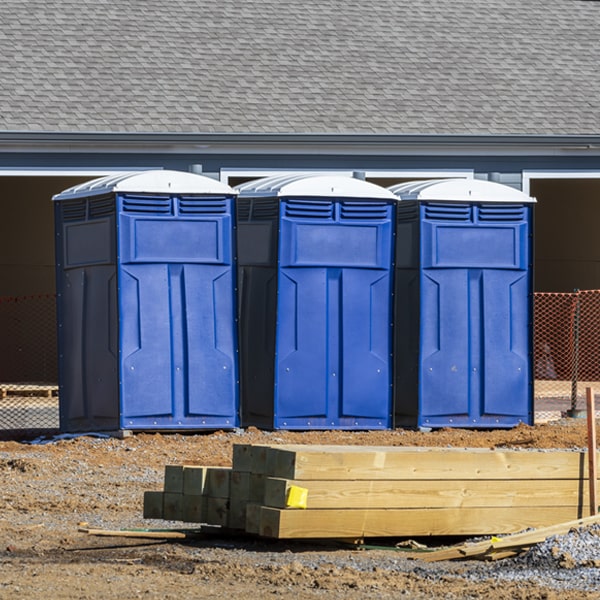 are there any restrictions on where i can place the portable toilets during my rental period in Vonore